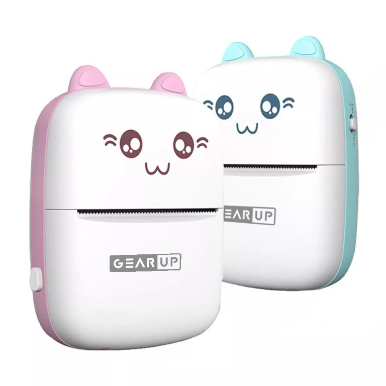 ⚡ GearUP Mini Thermal Bluetooth Printer