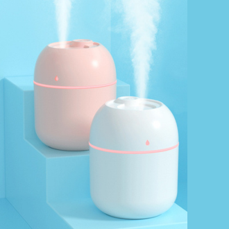 220ml Mini Air Humidifier Aroma Essential Oil Diffuser with LED Night Lamp